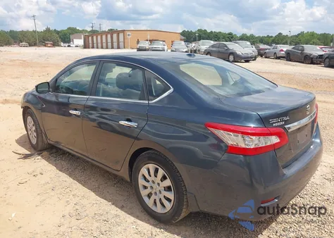 2013 Nissan Sentra Sv z USA, uszkodzony, nr VIN 3N1AB7AP0DL754739